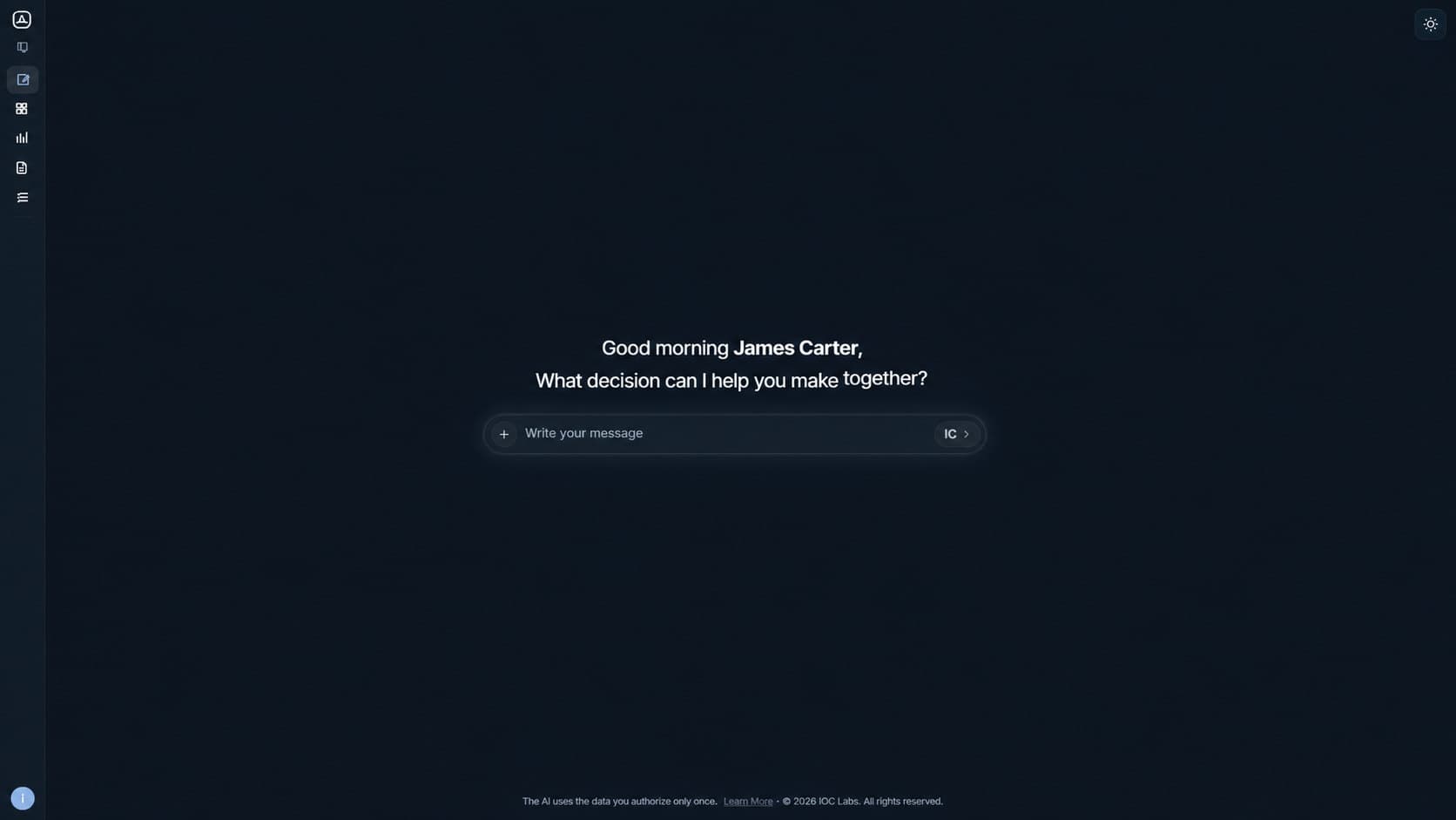 IC Platform dark assistant
